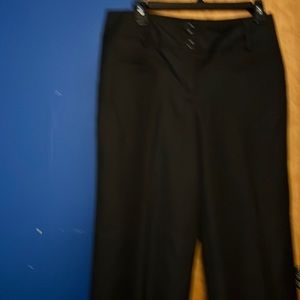 Larry Levine shiny deep Navy classy pants
